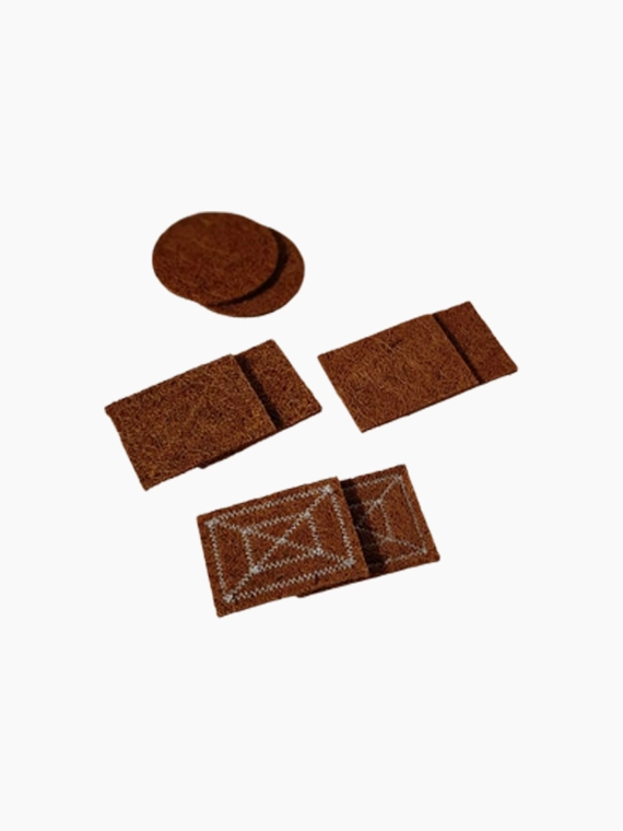 Coir scrubber pads